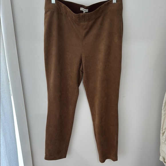 Max Studio Faux Suede Pants Size XL - Picture 1 of 8